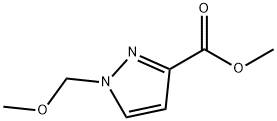 Methyl 1-(MethoxyMethyl)-1H-pyrazole-3-carboxylate 结构式