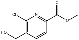 6-氯-5-(羟甲基)吡啶甲酸甲酯 结构式