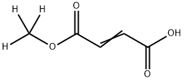 (2Z)-2-Butenedioic Acid 1-Methyl Ester-d3 Structure