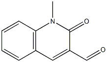 1-Methyl-2-oxo-1,2-dihydro-3-quinolinecarbaldehyde Structure