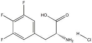 3,4,5-Trifluoro-D-phenylalanine hydrochloride Struktur