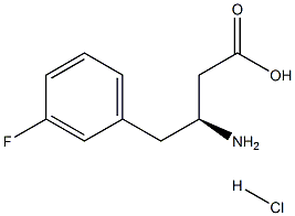 3-Fluoro-D-b-hoMophenylalanine hydrochloride Struktur