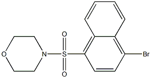 4-((4-broMonaphthalen-1-yl)sulfonyl)Morpholine Structure