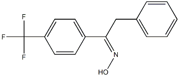 (Z)-2-Phenyl-1-(4-(trifluoroMethyl)phenyl)ethanone OxiMe Structure