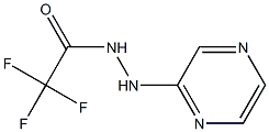 N'-(2-吡嗪基)-N-三氟乙酰肼,,结构式