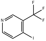 4-ヨード-3-(トリフルオロメチル)ピリジン 化学構造式