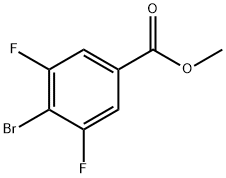 methyl 4-bromo-3,5-difluorobenzoate Struktur