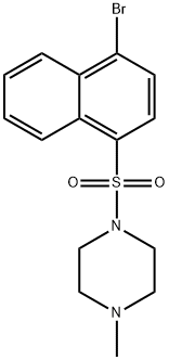1-((4-브로모나프탈렌-1-일)술포닐)-4-메틸피페라진