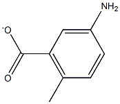 5-氨基-2-甲基苯甲酸甲酯, , 结构式