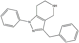 3-benzyl-1-phenyl-4,5,6,7-tetrahydro-1H-pyrazolo[4,3-c]pyridine Structure