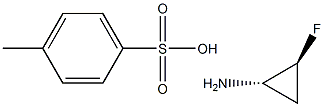 (1S,2S)-2-fluorocyclopropanaMine tosylate 结构式