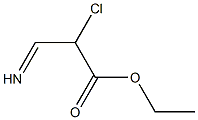 ethyl 2-chloro-3-iMinopropanoate 化学構造式