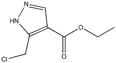 5-ChloroMethyl-1H-pyrazole-4-carboxylic acid ethyl ester 结构式