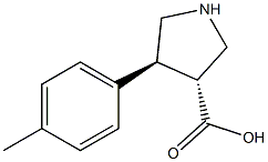 (+/-)-trans-4-(4-Methyl-phenyl)-pyrrolidine-3-carboxylic acid