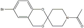 1-(6-broMo-4H-spiro[benzo[d][1,3]dioxine-2,4'-piperidin]-1'-yl)ethanone|