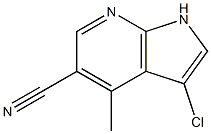 5-Cyano-3-chloro-4-Methyl-7-azaindole
