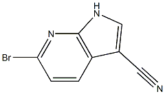 6-BroMo-3-cyano-7-azaindole,,结构式
