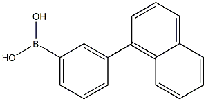 3-(1-Naphthyl)phenylboronic acid 化学構造式