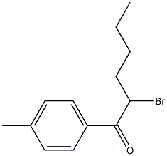 2-broMo-1-p-tolylhexan-1-one Structure