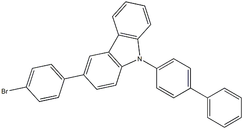  9-(4-联苯基)-3-(4-溴苯基)-9H-咔唑