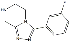 3-(3-Fluorophenyl)-5,6,7,8-tetrahydro-[1,2,4]triazolo[4,3-a]pyrazine