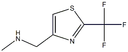 N-Methyl-1-[2-(trifluoroMethyl)thiazol-4-yl]MethanaMine 化学構造式