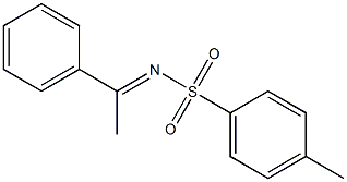 E-4-甲基-N-(1- 苯基亚乙基)苯磺酰胺, , 结构式