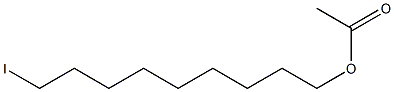 9-iodo-1-nonanol acetate Struktur