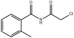 N-(2-氯乙酰基)-2-甲基苯甲酰胺 结构式