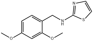 N-(2,4-二甲氧基苄基)噻唑-2-胺, 853994-53-3, 结构式