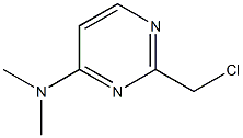 (2-ChloroMethyl-pyriMidin-4-yl)-diMethyl-aMine Struktur