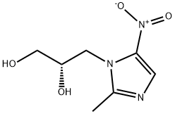 1-(2,3-二羟丙基)-2-甲基-5-硝基咪唑, 1064004-83-6, 结构式