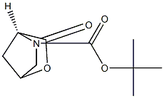 (1S)-tert-butyl 6-oxo-5-oxa-2-aza-bicyclo[2.2.1]heptane-2-carboxylate Struktur