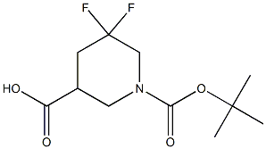 1-(tert-butoxycarbonyl)-5,5-difluoropiperidine-3-carboxylic acid