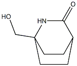 1-HYDROXYMETHYL-3-OXO-2-AZABICYCLO[2,2,2]OCTANE Structure