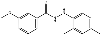 N'-(2,4-二甲基苯基)-3-甲氧基苯甲酰肼,828911-94-0,结构式