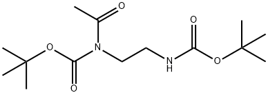 tert-butyl (2-N-Boc-2-acetaMidoethyl)carbaMate, 1334412-29-1, 结构式