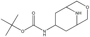 exo-7-(Boc-aMino)-3-oxa-9-aza-bicyclo[3.3.1]nonane Structure