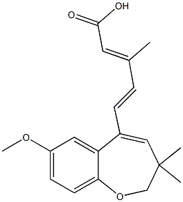 (2E,4E)-5-((Z)-7-Methoxy-3,3-diMethyl-2,3-dihydrobenzo[b]oxepin-5-yl)-3-Methylpenta-2,4-dienoic acid