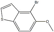 4-broMo-5-Methoxybenzo[b]thiophene Struktur