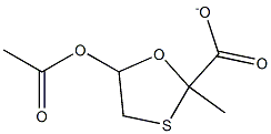 D-Methyl-5-acetoxy-1,3-oxathiolane-2-carboxylate