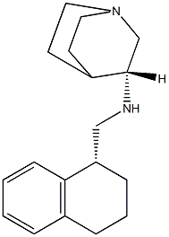 (R)-N-(((R)-1,2,3,4-tetrahydronaphthalen-1-yl)Methyl)quinuclidin-3-aMine Structure