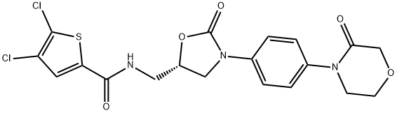 (S)-4,5-dichloro-N-((2-oxo-3-(4-(3-oxoMorpholino)phenyl)oxazolidin-5-yl)Methyl)thiophene-2-carboxaMide