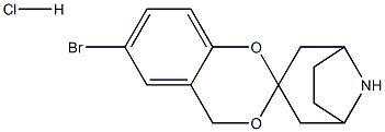 6-broMo-4H-8'-azaspiro[benzo[d][1,3]dioxine-2,3'-bicyclo[3.2.1]octane] hydrochloride 结构式