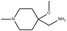 1-Methyl-4-Methoxy-piperidine-4-MethylaMine Structure