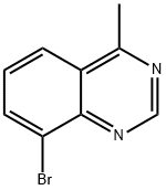 8-ブロモ-4-メチルキナゾリン 化学構造式