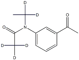 N-(3-Acetylphenyl)-N-ethylacetaMide-d5 Structure