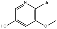 6-溴-5-甲氧基吡啶-3-羟基 结构式