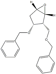 (1R,2R,3R,5S)-3-(Benzyloxy)-2-((benzyloxy)Methyl)-6-oxabicyclo[3.1.0]hexane Struktur