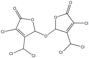 5,5'-Oxybis(3-chloro-4-(dichloroMethyl)furan-2(5H)-one) Structure